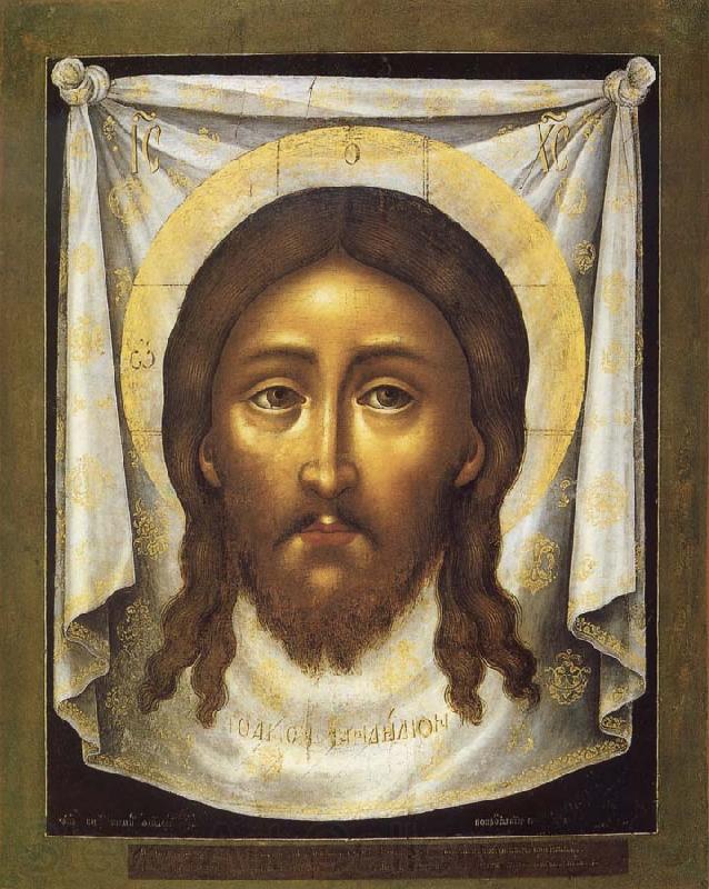 unknow artist Simon Ushakov,Mandylion or Holy Face Spain oil painting art